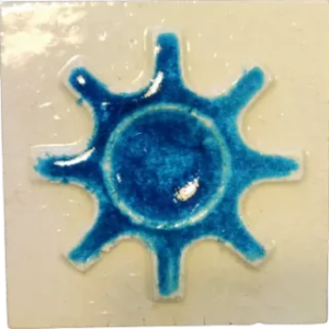 Home 6 Sun Motif Handmade Tile