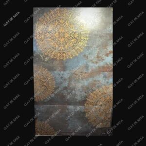 Artistic Golden Metallic Designer Highlighter Wall Tile