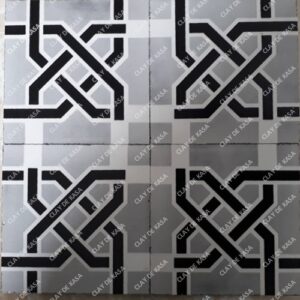 Decorative Handprinted Moroccan Tile Design HT7003