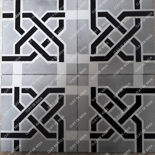 Decorative Handprinted Moroccan Tile Design HT7003