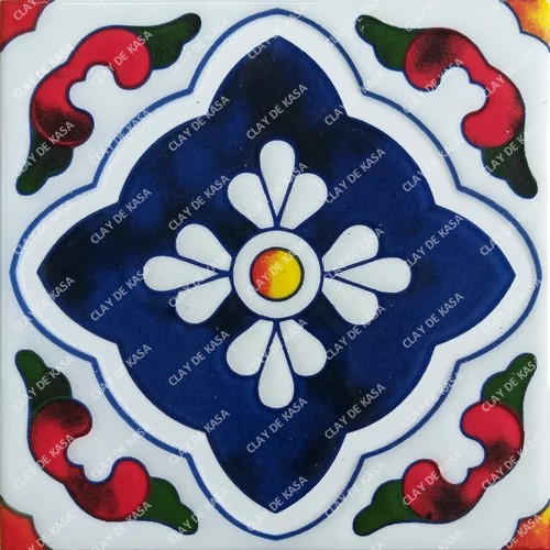 Decorative Handprinted Moroccan Tile Design HT7008