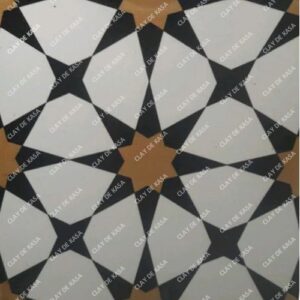 Decorative Handprinted Moroccan Tile Design HT7009