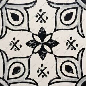 Decorative Screen Printed Tile Design ST1001