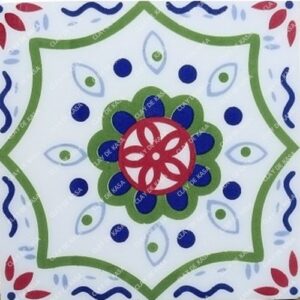 Decorative Screen Printed Tile Design ST1002