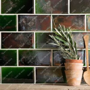 Iridium Black Handmade Subway Tile