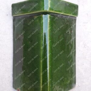 Leaf Green Ceramic Glaze Ridge Roof Tile