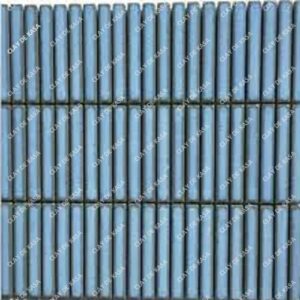 Light Blue Color Glazed Porcelain KitKat Mosaic Tile
