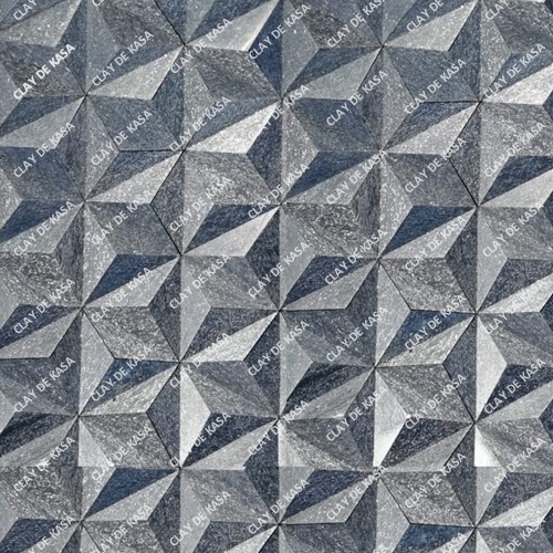 Natural Stone 3D Grey Color Mosaic Tile